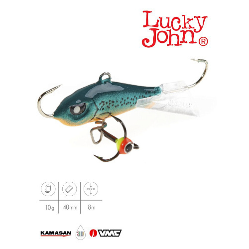 Балансир Lucky John BALTIC 4 с тр. 40мм/53 блистер