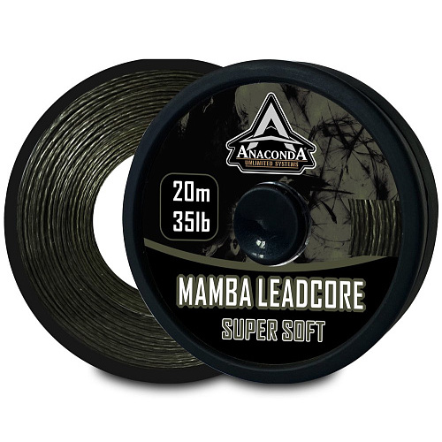 Ледкор Anaconda SUPER SOFT MAMBA Matte Green 35lb 20м