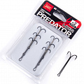 Крючки-двойники Lucky John PREDATOR сер.LJH122 разм.002 6шт.