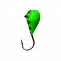 Мормышка вольфрамовая Lucky John КАПЛЯ с петелькой и п.п.покраской 030/20