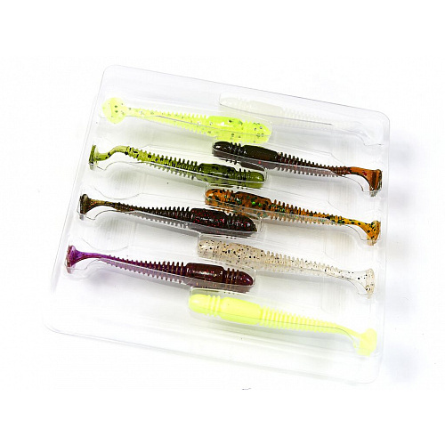 Виброхвосты съедобные LJ Pro Series TIOGA 2.4in (06.20)/MIX1 9шт.