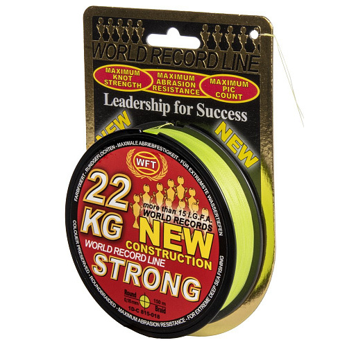 Шнур плетёный WFT KG STRONG Chartreuse 150/018