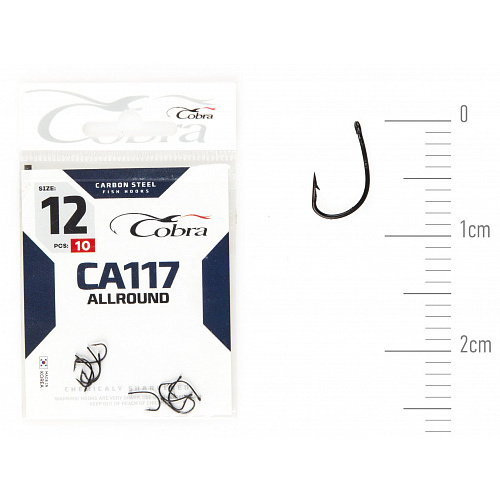 Крючки Cobra Allround FUNA сер. CA117 разм. 012 10шт.
