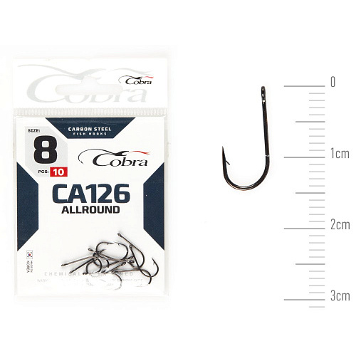 Крючки Cobra Allround VIKING сер. CA126 разм. 008 10шт.