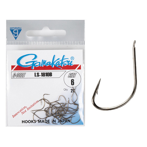 Крючки Gamakatsu LS-1810B HOOKS BRONZE разм. 06 25шт.