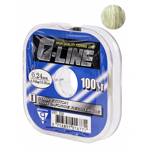 Леска монофильная Gamakatsu G-Line COMPETITION 100/024