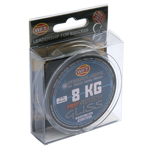 Шнур плетёный WFT KG GLISS SINKING Black 150/014