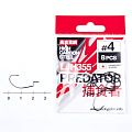 Крючки офсетные Lucky John PREDATOR сер. LJH355 разм.004 8шт.