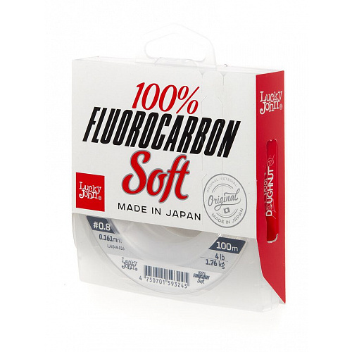 Леска монофильная Lucky John FLUOROCARBON Soft 100/016