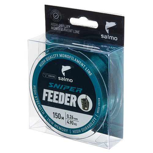 Леска моно. Salmo Sniper FEEDER Moss Green 150/026