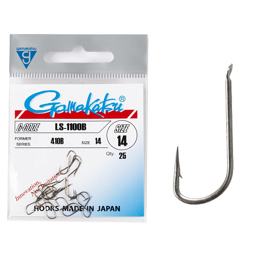 Крючки Gamakatsu LS-1100B HOOKS BRONZE разм. 14 25шт.