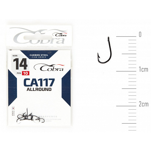 Крючки Cobra Allround FUNA сер. CA117 разм. 014 10шт.