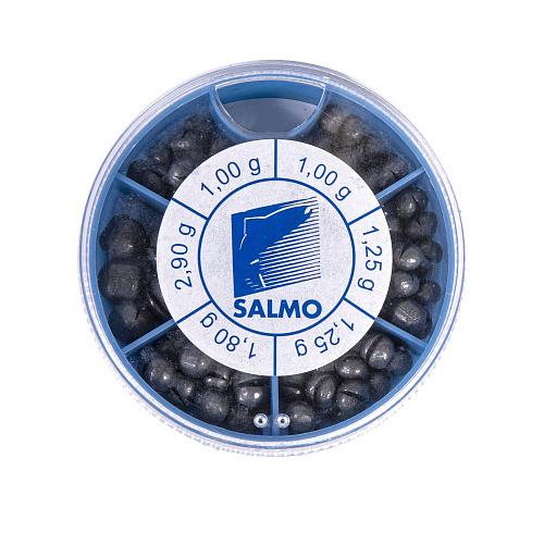 Грузила Salmo ДРОБИНКА PL 6 секц. крупн. 120г набор