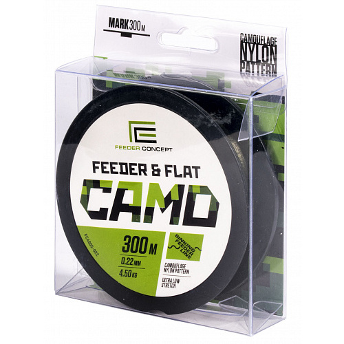 Леска монофильная Feeder Concept FEEDER & FLAT Camo 300/022