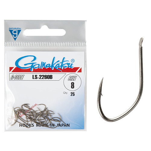 Крючки Gamakatsu LS-2260B HOOKS BRONZE разм. 08 25шт.