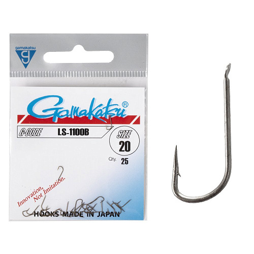 Крючки Gamakatsu LS-1100B HOOKS BRONZE разм. 20 25шт.