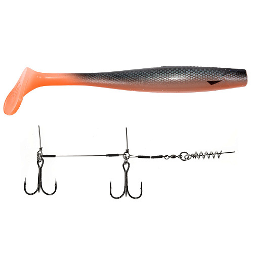 Виброхвост LJ 3D BBS Series KUBIRA SWIM SHAD 9.0in (22,86)/PG40 1шт.+Stinger L