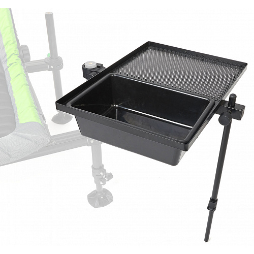 Стол рыболовный с контейнером FC TRAY TABLE WITH CONTAINER 50x36см с креплением на кресло (36/25)