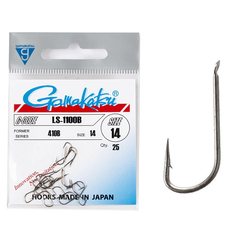 Крючки Gamakatsu LS-1100B HOOKS BRONZE разм. 14 25шт.
