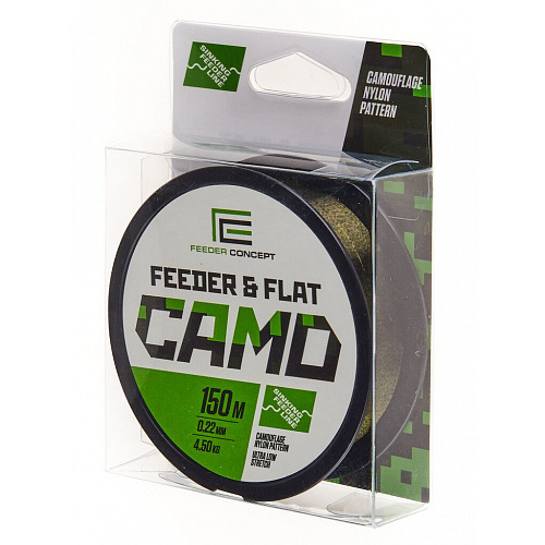 Леска монофильная Feeder Concept FEEDER & FLAT Camo 150/022