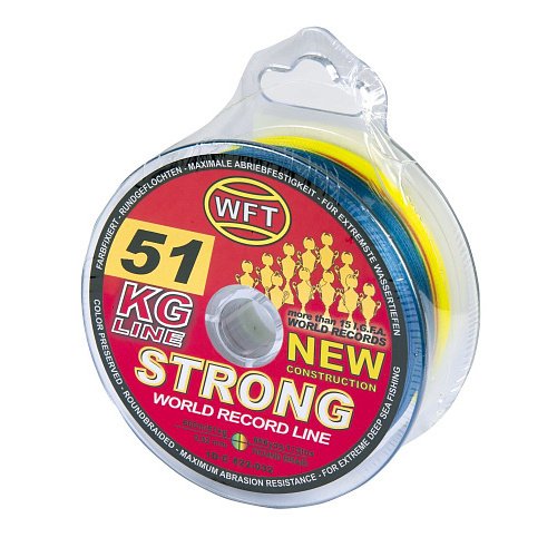 Шнур плетёный WFT KG STRONG Multicolor 600/032