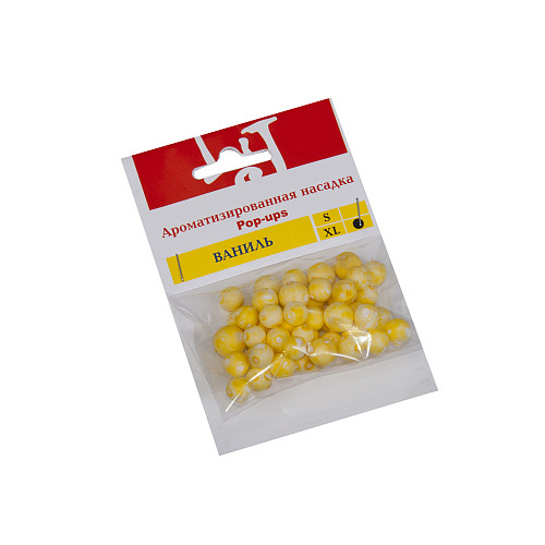 Насадки искусственные LJ XL ВАНИЛЬ кислотно-желтый цвет