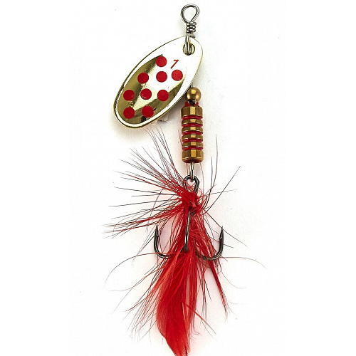 Блесна вращ. Lucky John SPIN X ROUND 01 3,5г GR