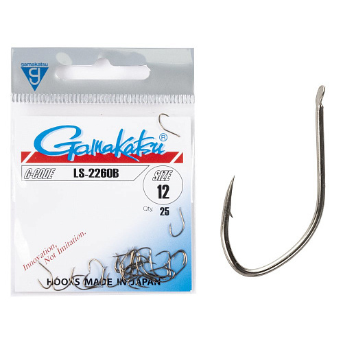 Крючки Gamakatsu LS-2260B HOOKS BRONZE разм. 12 25шт.