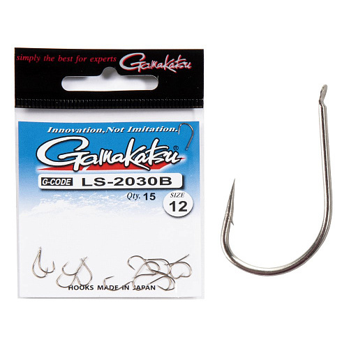 Крючки Gamakatsu LS-2030B NEW LABEL HOOKS BRONZE разм. 12 15шт.