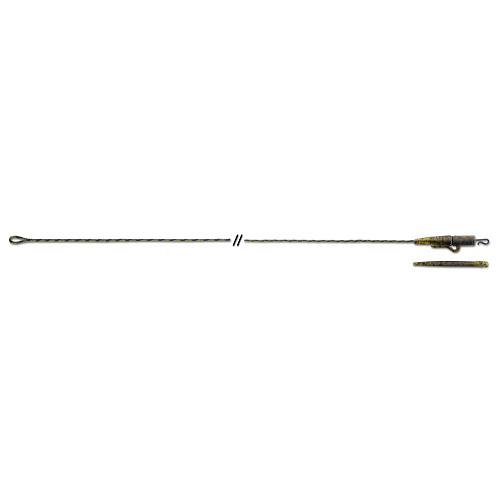 Поводки карп. из ледкора Anaconda S-CLIP Jungle Green c безоп. клип. 50lb 80см 3шт.