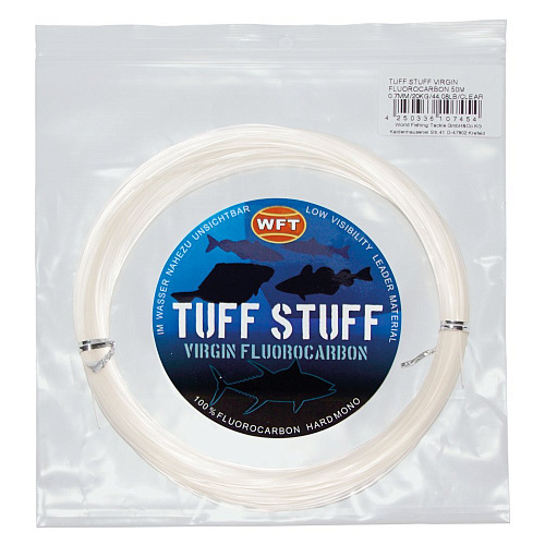 Леска моно. WFT KG TUFF STUFF FLUOROCARBON 050/100