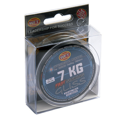 Шнур плетёный WFT KG GLISS SINKING Black 150/012