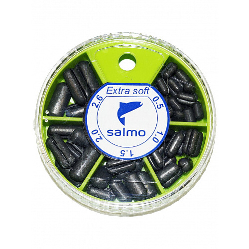 Грузила Salmo EXTRA SOFT малый 5 секц. 0,5-2,6г 060г набор 2