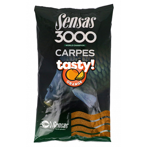 Прикормка Sensas 3000 CARP TASTY Orange 1кг