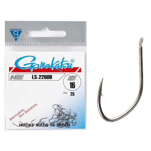 Крючки Gamakatsu LS-2260B HOOKS BRONZE разм. 16 25шт.