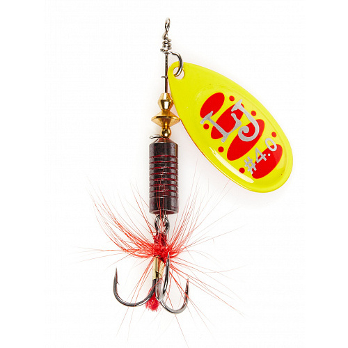 Блесна вращающаяся Lucky John BONNIE BLADE 4 10.3г 010 в блистере