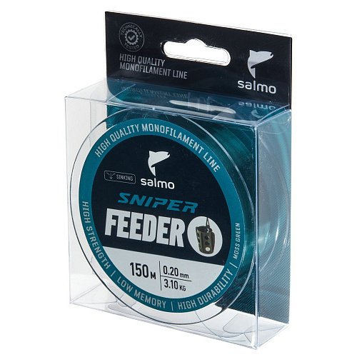 Леска моно. Salmo Sniper FEEDER Moss Green 150/020