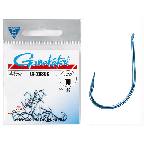 Крючки Gamakatsu LS-2030S HOOKS BLUE разм. 10 25шт.