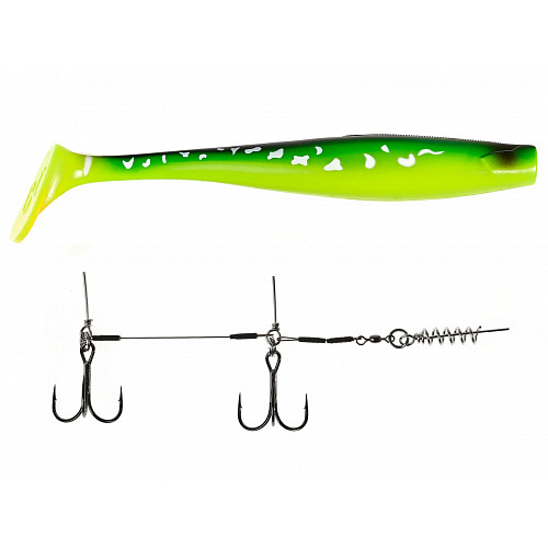 Виброхвост LJ 3D BBS Series KUBIRA SWIM SHAD 9,0in (22,86)/PG26 1шт.+Stinger L