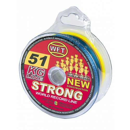 Шнур плетёный WFT KG STRONG Multicolor 600/032