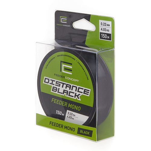 Леска моно. Feeder Concept Distance Black 150/022