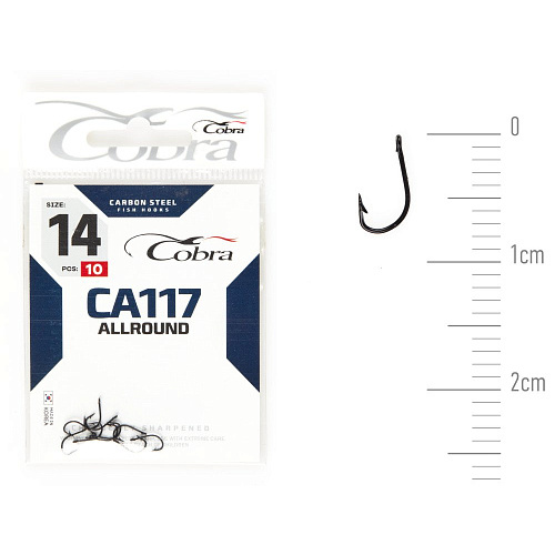 Крючки Cobra Allround FUNA сер. CA117 разм. 014 10шт.