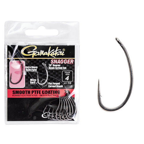 Крючки Gamakatsu G-Carp SNAGGER HOOKS разм. 04 10шт.