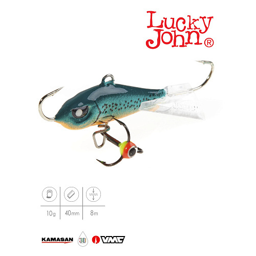 Балансир Lucky John BALTIC 4 с тр. 40мм/53 блистер