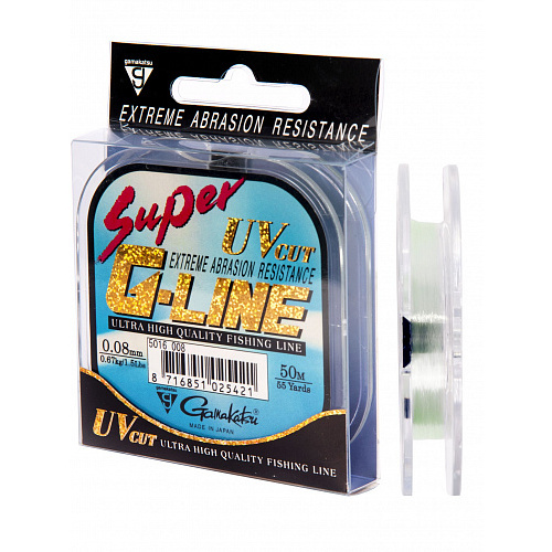 Леска монофильная Gamakatsu G-Line SUPER 050/008