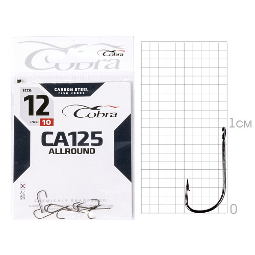Крючки Cobra Allround STRUGER сер. CA125 разм. 012 10шт.