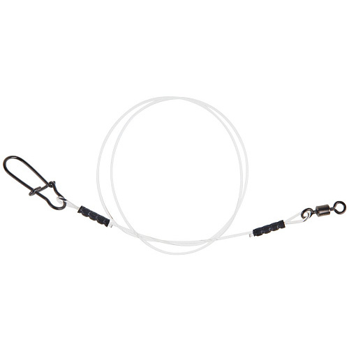 Поводки LJ HARD MONO оснащ. вертл. и застеж. 20кг 30см 5шт.
