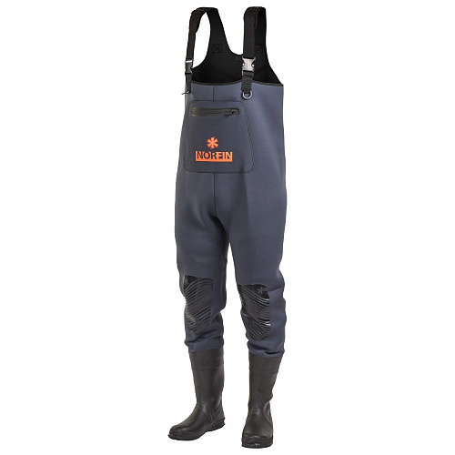 Полукомбинезон заброд. Norfin SHADOW NEOPRENE BOOTFOOT р.45-XL с сапогами резина