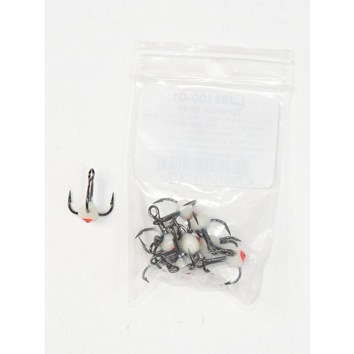 Крючок-тройник для приманок Lucky John с каплей цвет. разм.010/01