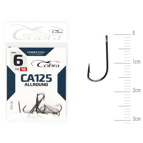 Крючки Cobra Allround STRUGER сер. CA125 разм. 006 10шт.